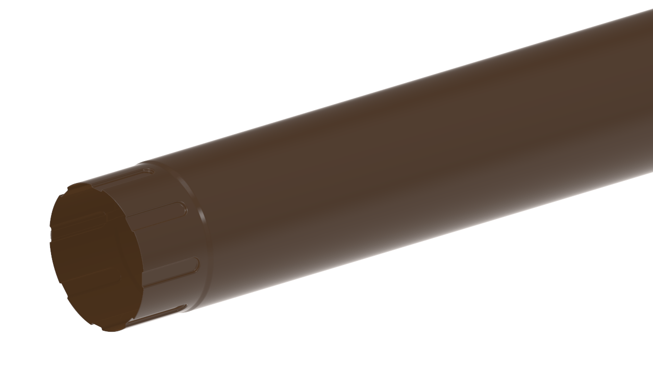 Водосточная труба D100 RR-32 Темно-коричневый RR-32 пассивная кнопка