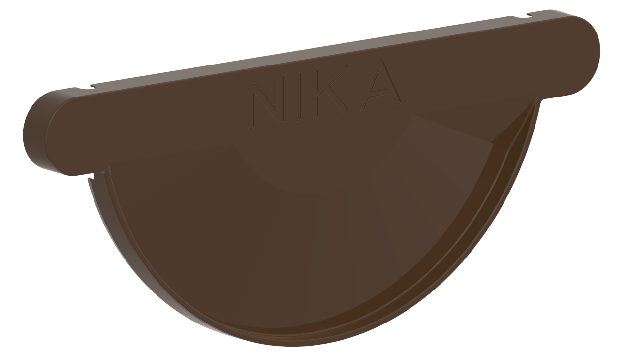 Заглушка желоба D125 RR-32 Темно-коричневый RR-32 пассивная кнопка